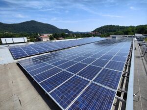 Pannelli solari field deep