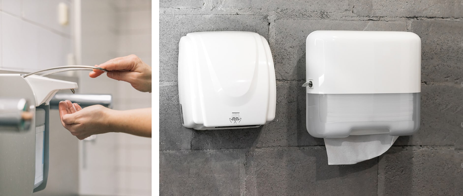 Dispenser soap and towel