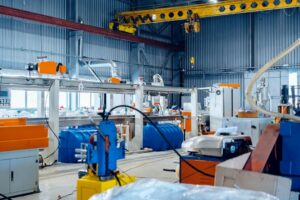 Factory manufacturing electrical cable